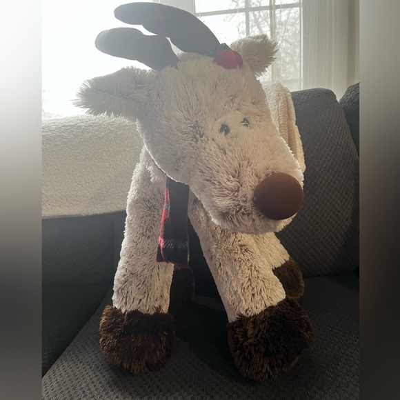 Two Encore Giant Plush Reindeer ๐ฆ Christmas ๐ Holiday - Picture 3 of 11